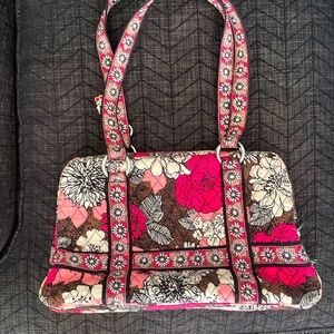 Vera Bradley Mocha Rouge Bag